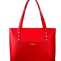 The Britt Zippered Tote- Bridle Leather