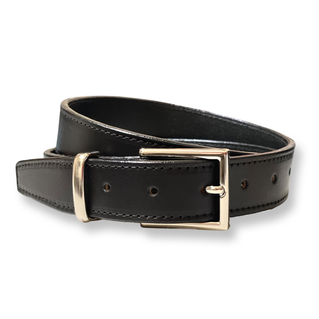 Leather Dress Belt- Square Buckle