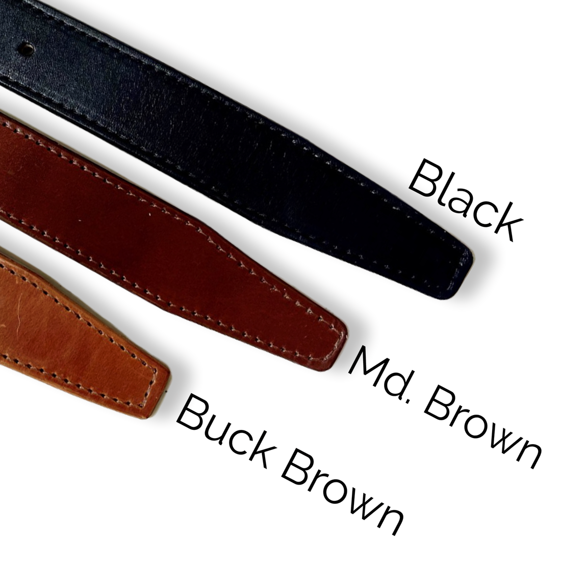 Leather Dress Belt- Traditional Buckle