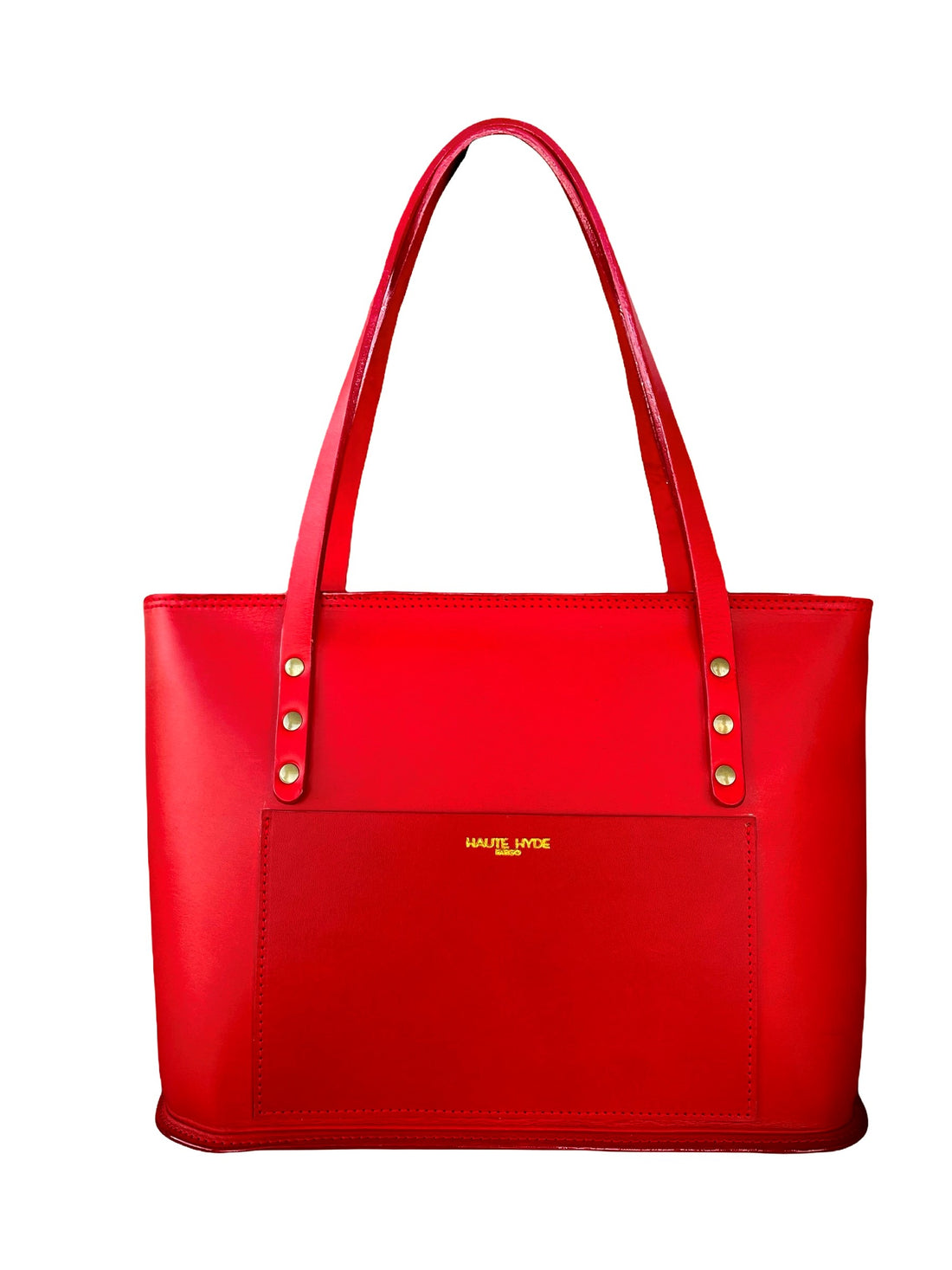 The Britt Zippered Tote- Bridle Leather